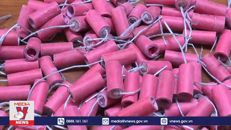 Cảnh báo tình trạng tự chế, buôn bán pháo nổ trái phép