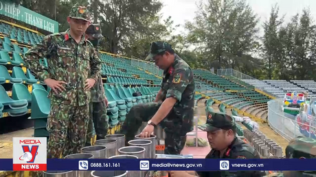 Trận địa pháo hoa Cần Thơ sẵn sàng đón chào năm mới