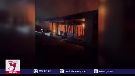 Cháy hội trường Thành uỷ Hà Tiên là do chập điện