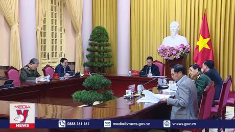 Phiên họp thứ tư Hội đồng Quốc phòng và An ninh nhiệm kỳ 2021 - 2026