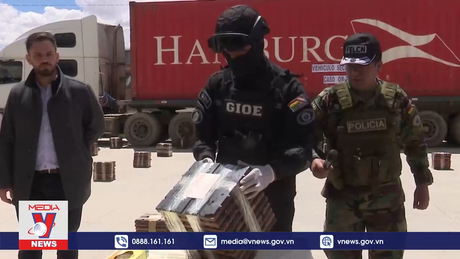 Thu giữ lượng cocaine kỷ lục tại Bolivia