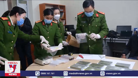 Cao Bằng bắt các đối tượng vận chuyển 10 bánh heroine