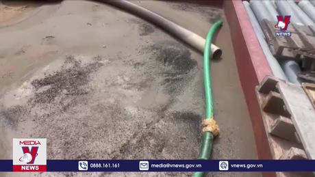 Đồng Tháp bắt giữ 5 tàu chở cát không rõ nguồn gốc 