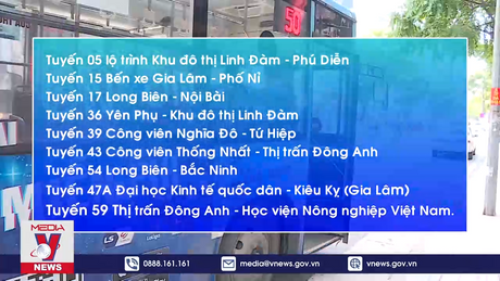 Hà Nội đề xuất thí điểm thêm 9 tuyến buýt điện