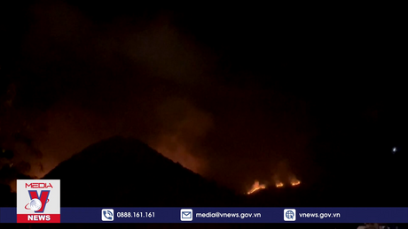 Lửa cháy trên núi Cô Tiên, Nha Trang đã tắt