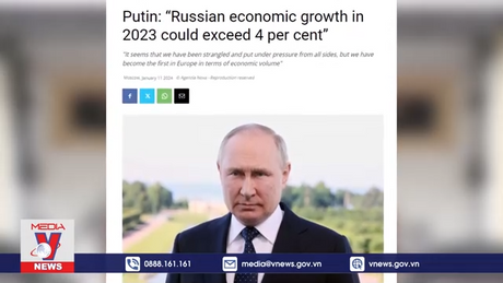 Tổng thống Nga tự tin về sức mạnh nền kinh tế