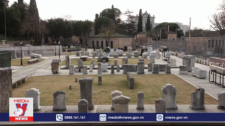 Bản đồ cổ thời La Mã tái hiện trong bảo tàng ở Rome