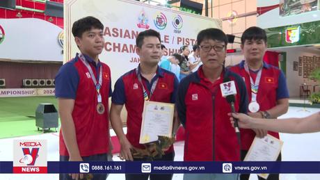 Việt Nam giành thêm Huy chương Bạc tại Giải bắn súng vô địch Châu Á 2024