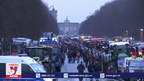 Nông dân Đức biểu tình phản đối cắt giảm trợ cấp