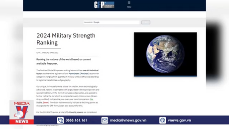 Mỹ, Nga và Trung Quốc được xếp hạng là 3 cường quốc quân sự