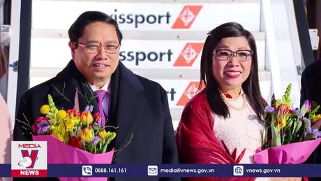 Thủ tướng tới Thụy Sĩ bắt đầu dự WEF Davos 2024