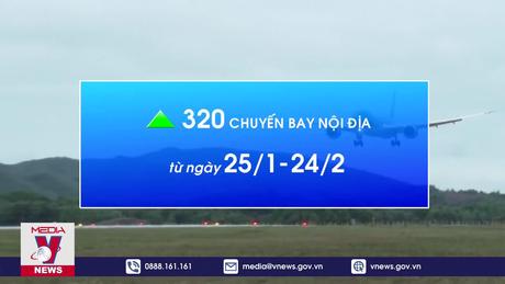 Hàng không tiếp tục tăng chuyến bay Tết