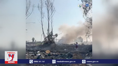 Nổ xưởng sản xuất pháo hoa tại Thái Lan gây nhiều thương vong