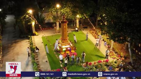 Khánh thành trụ Kinh Chuyển pháp luân tại Long An 