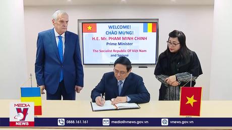 Thủ tướng Phạm Minh Chính thăm tỉnh Prahova của Romania