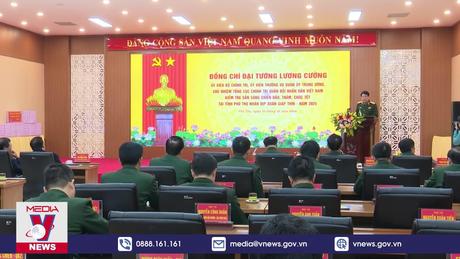 Đại tướng Lương Cường thăm và chúc Tết tại tỉnh Phú Thọ