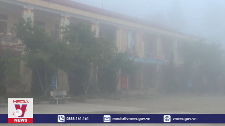 Rét đậm, rét hại, 12 trường học ở Yên Bái cho học sinh nghỉ học