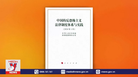 Trung Quốc công bố Sách Trắng về chống khủng bố
