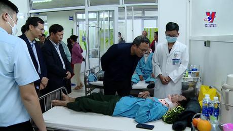 Ban ATGT Quốc gia thăm hỏi nạn nhân vụ xe khách lao xuống vực