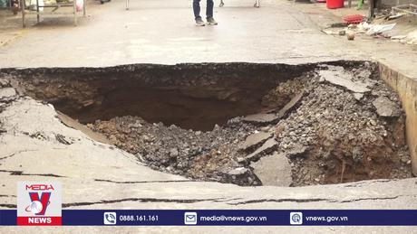 Khẩn trương khắc phục hố tử thần tại huyện Cao Phong