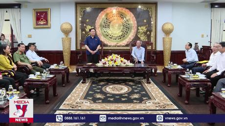 Chủ tịch Quốc hội gặp mặt Ban Thường vụ Tỉnh ủy Bạc Liêu