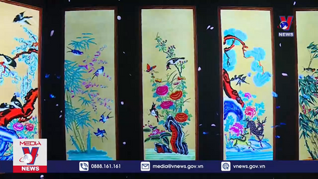 Xuân Hà Nội trong mỹ thuật và tranh dân gian Hàng Trống 