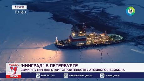 Tổng thống Nga phát lệnh đóng tàu phá băng hạt nhân mới