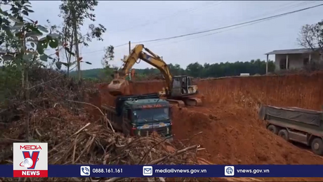 Xử phạt, tiếp tục làm rõ vụ đào lấy đất trái phép tại Quảng Trị