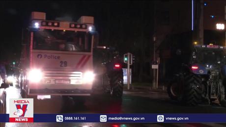 Nông dân Bỉ gây sức ép trước thềm Hội nghị thượng đỉnh EU