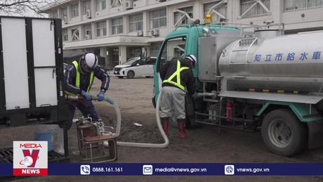 Nhật Bản chưa thể khắc phục tình trạng mất nước tại khu vực động đất