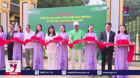 Khai trương tuyến du lịch xanh tại lăng vua Gia Long 