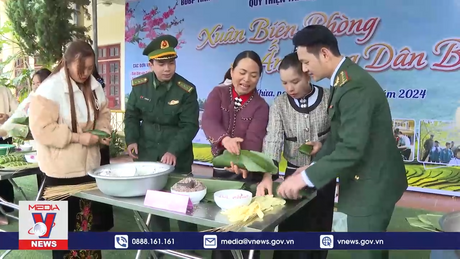 Mùa xuân ấm tình quân dân nơi biên giới 