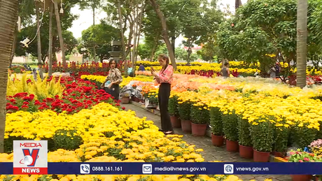 Chợ hoa TP.HCM nhộn nhịp những ngày cận Tết