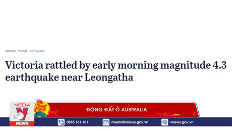 Động đất ở Australia