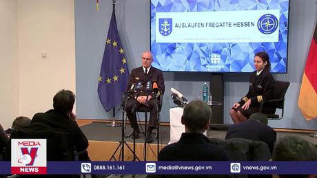 Tàu Hải quân Đức tham gia sứ mệnh hàng hải tại Biển Đỏ