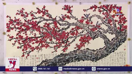 Thú chơi tranh thủy mặc ngày Tết 
