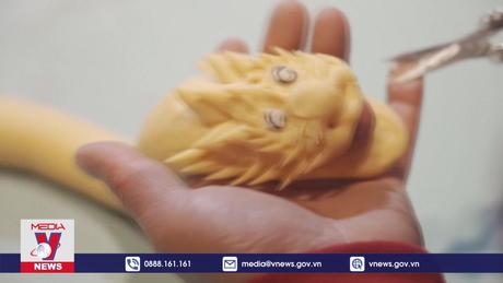 Độc đáo bánh bao hình rồng mừng tết Giáp Thìn