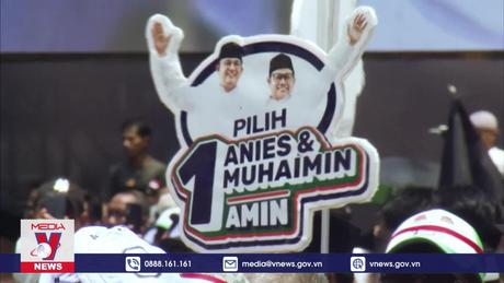 Indonesia kết thúc chiến dịch vận động tranh cử