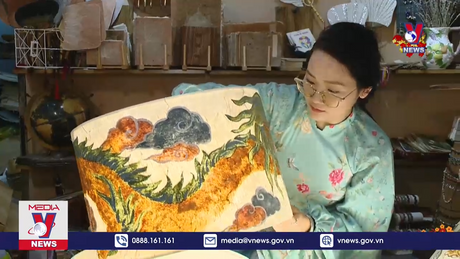 Hình tượng rồng trên chất liệu giấy truyền thống 