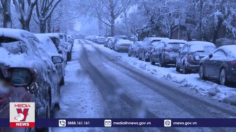 Bão tuyết bất ngờ “tấn công” khu vực Đông Bắc nước Mỹ