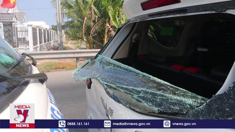 Đâm xe liên hoàn trên tuyến Quản lộ Phụng Hiệp -Cà Mau