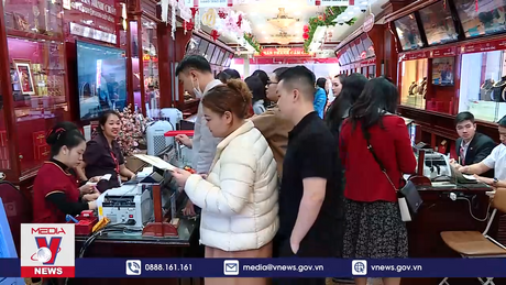 Sôi động thị trường vàng những ngày đầu năm mới