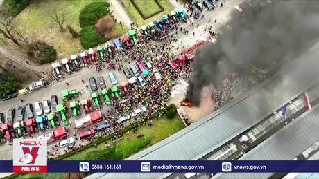 Biểu tình của nông dân tại châu Âu chưa hạ nhiệt
