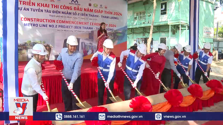 TP.HCM đồng loạt khởi công tuyến Metro số 2