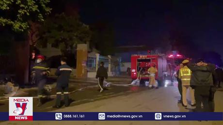 Cháy lớn tại kho xưởng ở Hải Dương