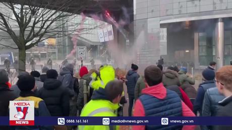 Nông dân Séc biểu tình phản đối chính sách của EU