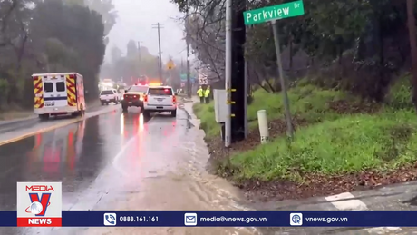 Mỹ ban bố cảnh báo lũ quét tại bang California