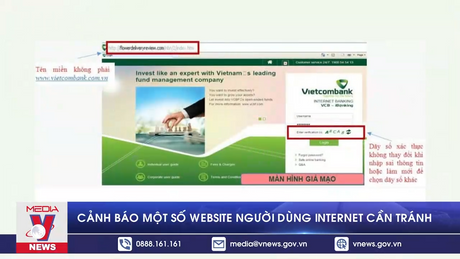 Cảnh báo một số website người dùng Internet cần tránh