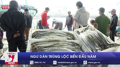 Ngư dân trúng lộc biển đầu năm
