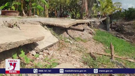 Tình hình sạt lở tại Cà Mau diễn biến nhanh, phức tạp